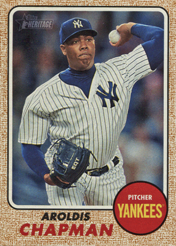  2017 Topps #486 Aroldis Chapman Yankees Baseball