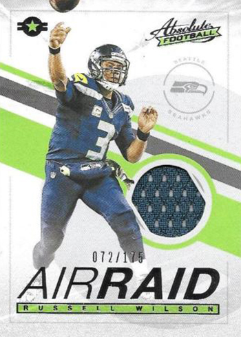 2018 Panini Plates & Patches Football #177 Russell Wilson 65/99