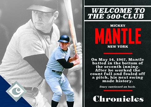 2017 Panini Chronicles Baseball Base Mickey Mantle
