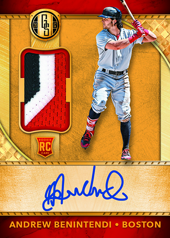 2017 Panini Chronicles Baseball Gold Standard Rookie Jersey Autographs