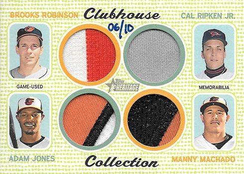 2017 Topps Heritage Clubhouse Collection Jersey #CCR-DB Dellin