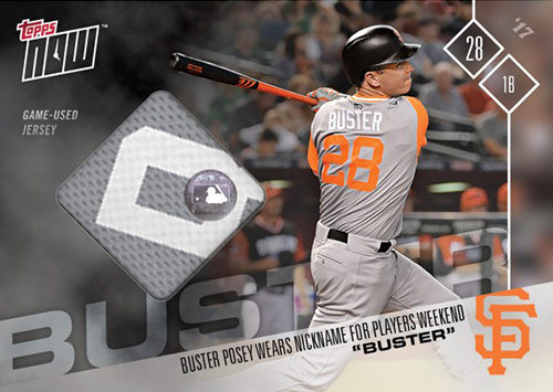 2017 Topps Now Players Weekend Checklist, Details, Bonus Cards