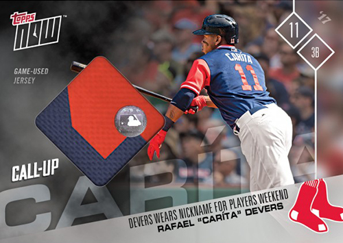 2017 Topps Now Players Weekend Checklist, Details, Bonus Cards