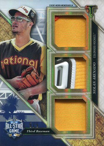 2018 Topps Triple Threads All Star Patches Max Scherzer All Star Game Patch  3/9 - Sportsnut Cards