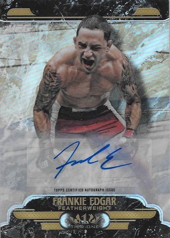 2017 Topps UFC Chrome Tier One Autographs Frankie Edgar
