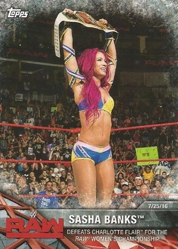 Alexa Bliss #WWE-6 WWE Womens Division WWE Matches & Moments 2017 Topps Card 