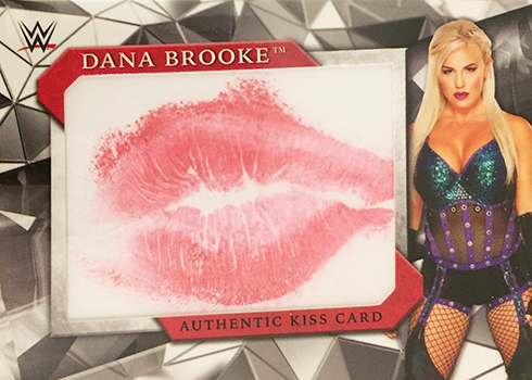 2017 Topps WWE Women's Division Dana Brooke Kiss Card