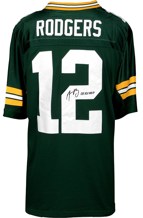 Aaron Rodgers Signed Jersey Steiner