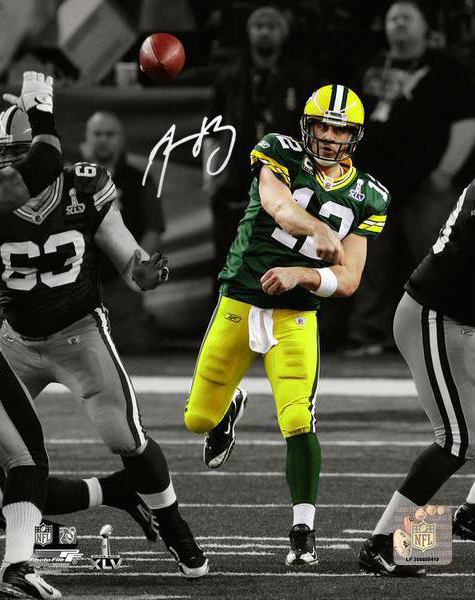 Sold at Auction: Green Bay Packers, AARON RODGERS AUTOGRAPHED 2011