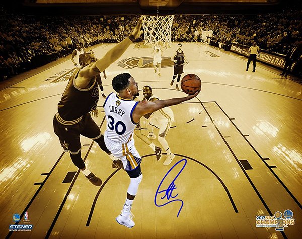 Stephen Curry Signed Photo Steiner Sports
