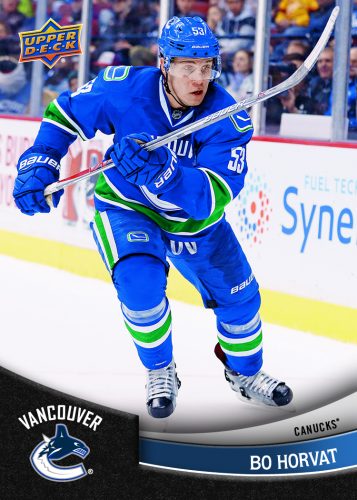 2017-18 Upper Deck Subway Vancouver Canucks Hockey Bo Horvat