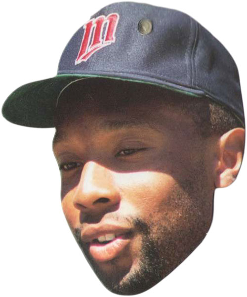 1990 Topps Heads Up Kirby Puckett