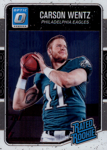 2016 Donruss Optic Carson Wentz RC