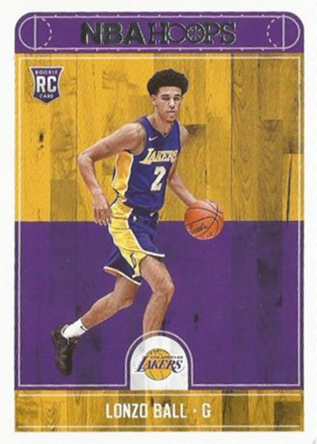 2017-18 NBA Hoops Lonzo Ball Rookie Card