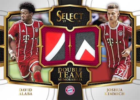 2017-18 Panini Select デュアルメモラビリアカード 3枚-