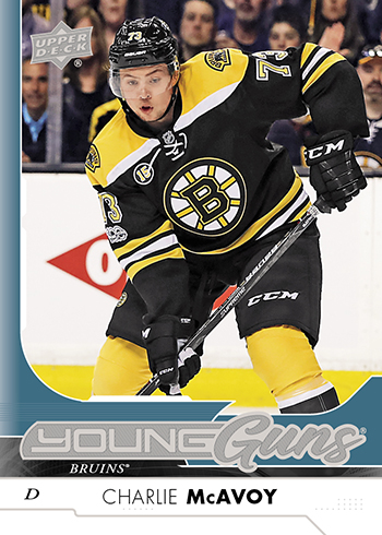 2017-18 Upper Deck Hockey Young Guns Charlie McAvoy