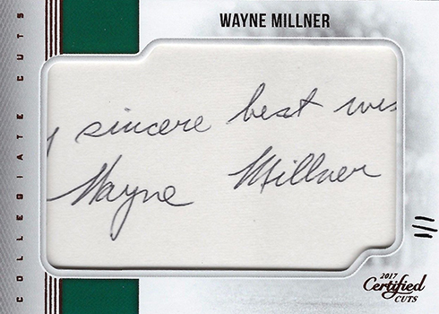 2017 Donrus Certified Cuts Collegiate Cuts Wayne Millner