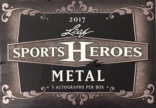 2017 Leaf Metal Sports Heroes Hobby Box