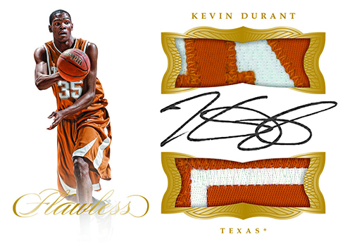 2017 Panini Flawless Collegiate Basketball Dual Patch Autograph