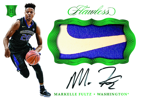 2017 Panini Flawless Collegiate Basketball Rookie Patch Autographs Emerald