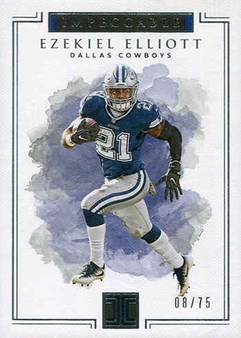 2017 Panini Impeccable Football Ezekiel Elliott