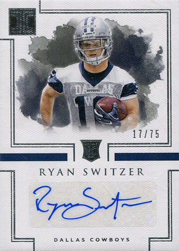 2017 Panini Impeccable Football Rookie Autographs Ryan Switzer