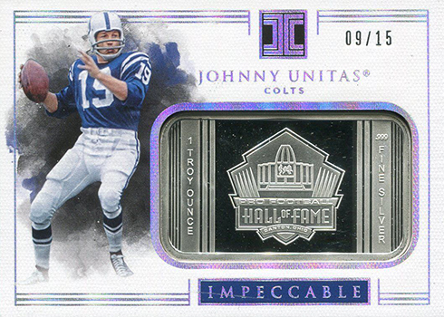 Panini Flawless On Card Autograph Jersey Colts Adam Vinatieri 07/20 2016