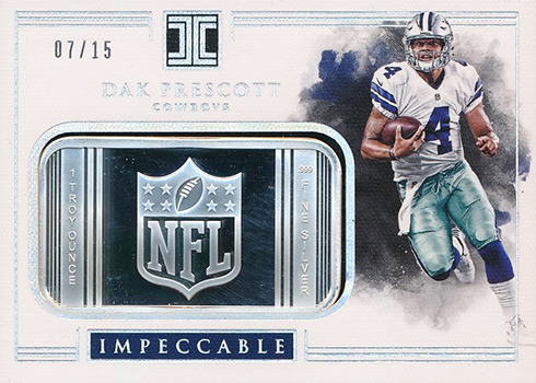 : 2017 Panini Playoff Boss Hoggs #1 Ezekiel Elliott NM-MT Cowboys  : Collectibles & Fine Art