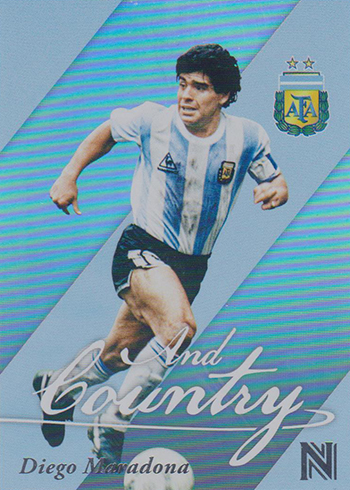 2017 Panini Nobility Soccer And Country Diego Maradona