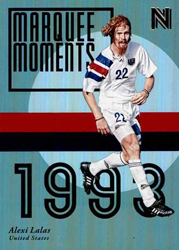 2017 Panini Nobility Soccer Marquee Moments Alexi Lalas