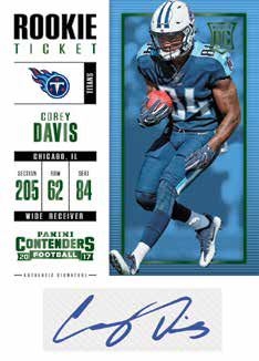 2017 Playoff Football Contenders Preview Autographs