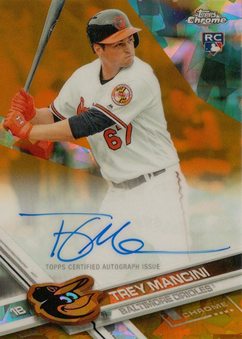 2017 Topps Chrome Sapphire Edition Rookie Autograph Orange #AC-AJ