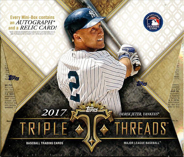 2017 Topps Triple Threads Baseball Video Box Break and Breakdown