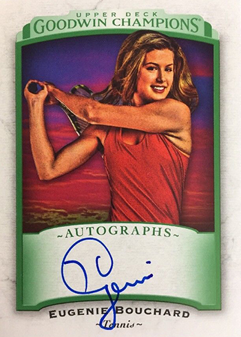 2017 Upper Deck Goodwin Champions Eugenie Bouchard Autograph