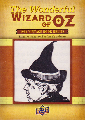 2017 Upper Deck Goodwin Champions Wonderful Wizard of Oz Book Relics