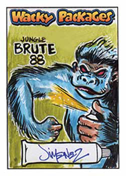 NM-MT 2018 Wacky Packages Go to the Movies Animated Film Blue #2 Swamp Shrex