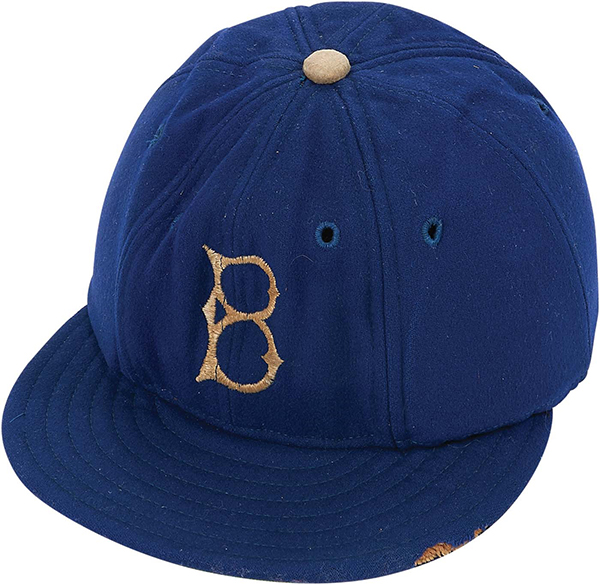 April 15, 2019: Jackie Robinson patch worn on the hat of Milwaukee