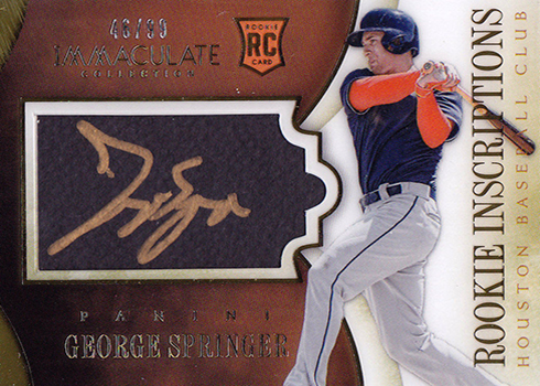 Most Valuable George Springer Rookie Card Countdown