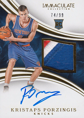 Kristaps Porzingis 2015/2016 Panini Hoops NBA Basketball #261 ROOKIE Card  in MINT Condition! Shipped in Ultra Pro Top Loader to Protect it! Awesome  ROOKIE of New York Knick's Future Star! at 's