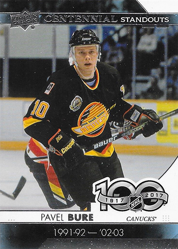 2017-18 Upper Deck Hockey Centennial Standouts Variations Pavel Bure