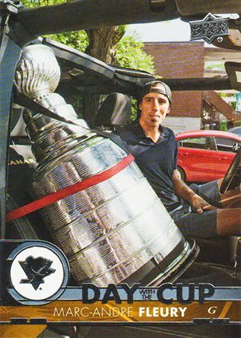 2017-18 Upper Deck Hockey Day with the Cup Marc-Andre Fleury