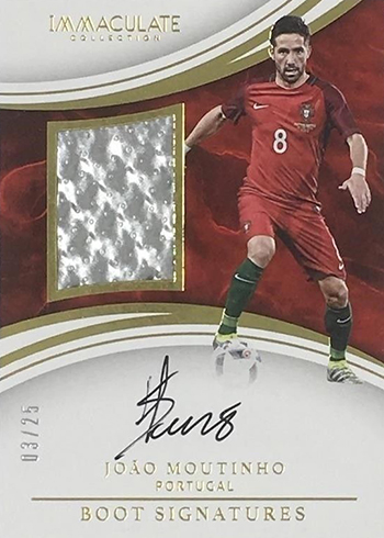 2017 Panini Immaculate Soccer Boot Signatures