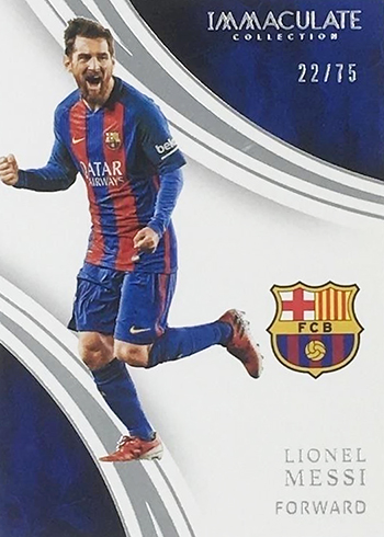 2017 Panini Immaculate Soccer Lionel Messi