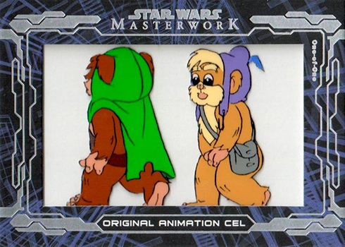 2017 Topps Star Wars Masterwork Animation Cels Ewoks