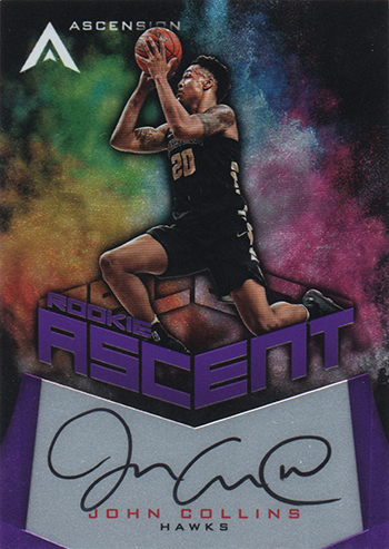 Panini Ascension Basketball Rookie Ascent Purple John Collins