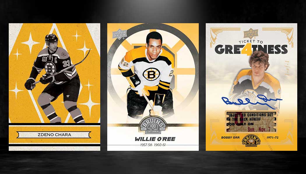 Upper Deck Boston Bruins Centennial Checklist Box Info