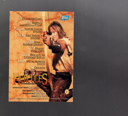 B2276- 1996 Hercules The Legendary Journeys 1-90 -You Pick- 15+ FREE US SHIP - Picture 3 of 145