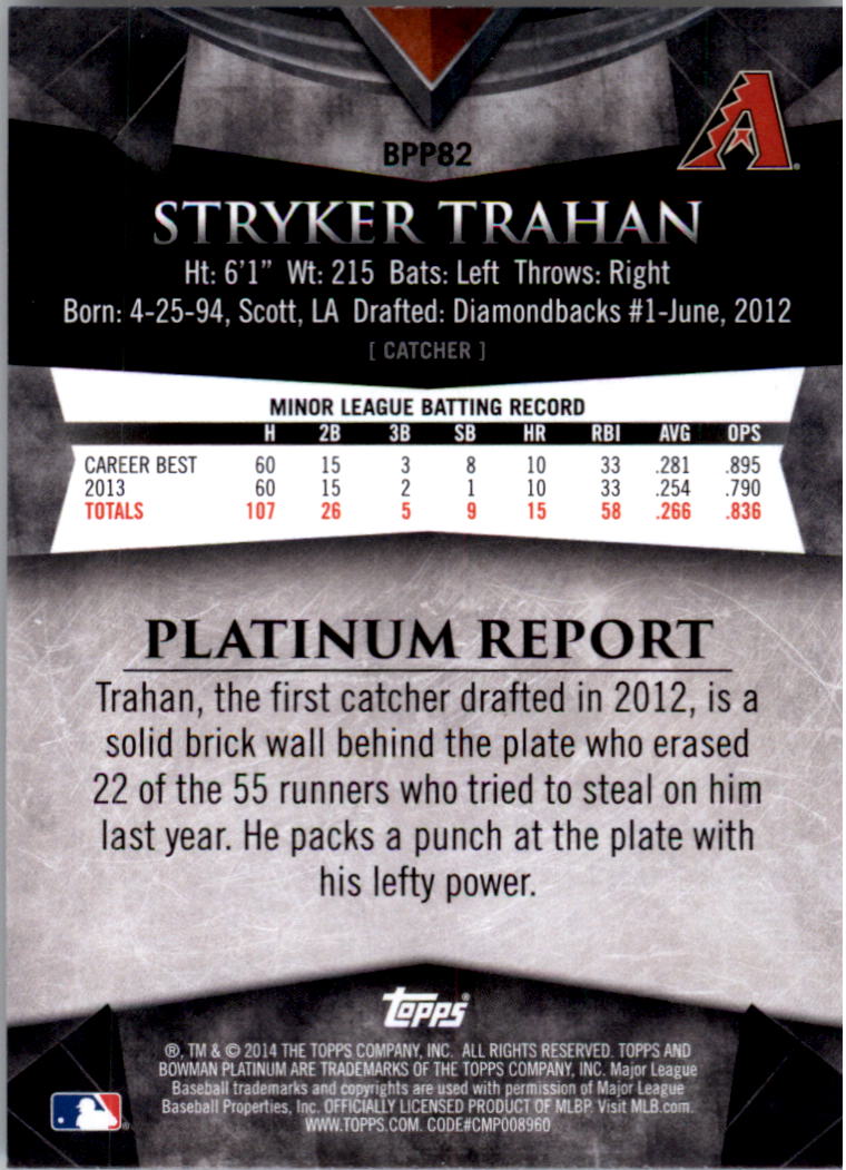 2014 Bowman Platinum Prospects Baseball YOU PICK - Picture 147 of 181