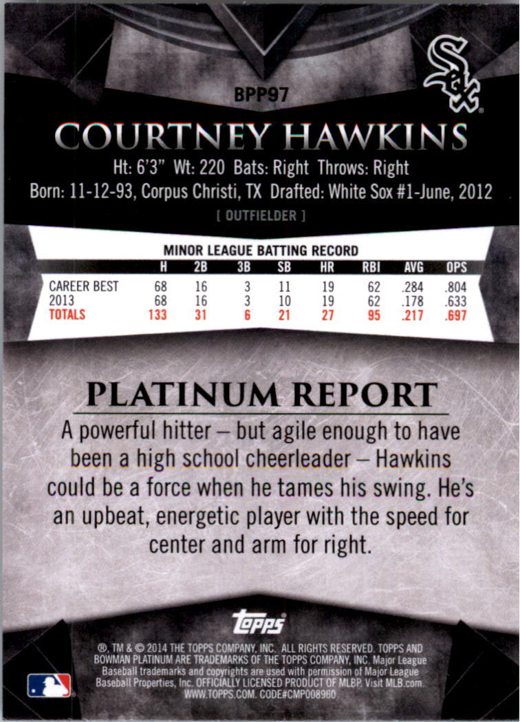 2014 Bowman Platinum Prospects Baseball YOU PICK - Picture 175 of 181