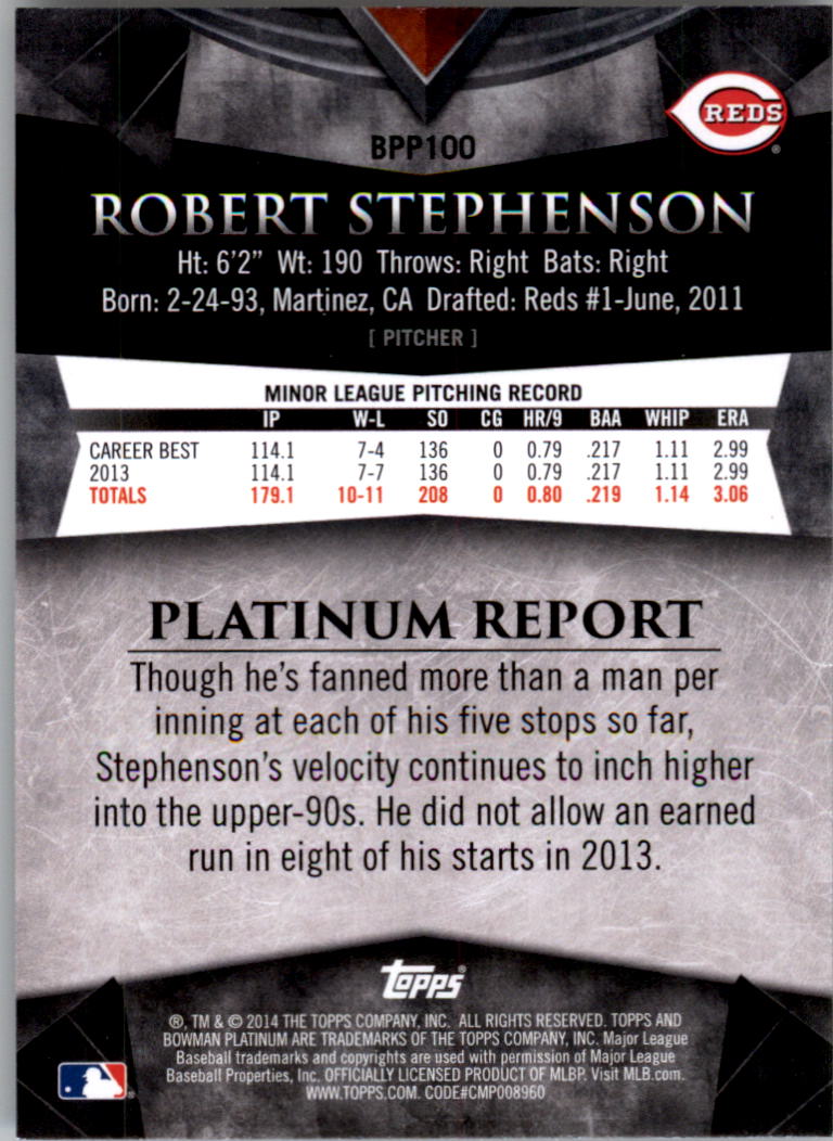 2014 Bowman Platinum Prospects Baseball YOU PICK - Picture 181 of 181